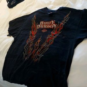 Harley Davidson Flame Tee